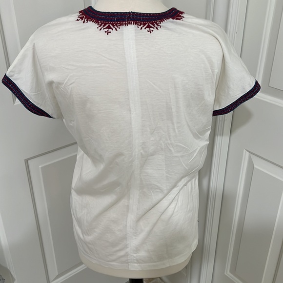 J Crew embroidered T-shirt - Picture 5 of 7